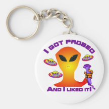 Alien Probe Key Chains