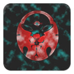 Alien / Red Blue v909 Sticker