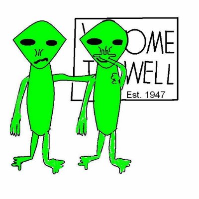 Alien Road Trip Acrylic Cut Outs by Theatron