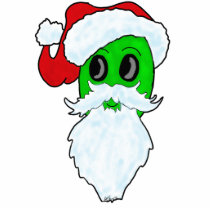 Alien Santa Christmas Tree Ornament