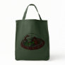 Alien Santa in UFO: Out of this world Christmas! Canvas Bags