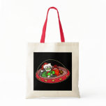 Alien Santa in UFO: Out of this world Christmas! Tote Bag