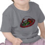 Alien Santa in UFO: Out of this world Christmas! T-shirts