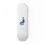 Alien Sister Relaxing in inner tube Custom Skate Board