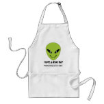 Alien Smiley Face Aprons