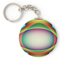Alien Spaceship Keychain
