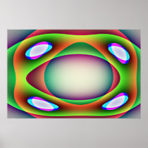 Alien Spaceship Poster