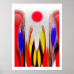 Alien Spirit in the mist Print