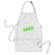 Alien Stamp Apron
