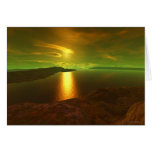 Alien sunset  cards