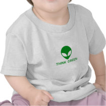 Alien Think Green T-Shirt