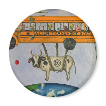 Alien Transport System Fridge Magnet