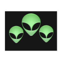 Alien Trio Postcards
