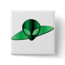 Alien UFO Button