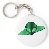 Alien UFO Keychain
