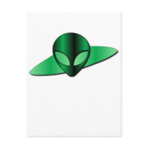 Alien UFO Postcard
