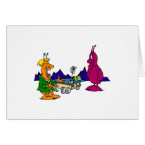 Alien used car rover salesman cards
