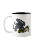 Alien vs Soldier 2 Coffee Mugs