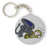Alien vs Soldier keychains