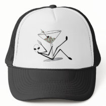 Alien With Alien Fishbowl Mesh Hat