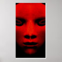 Alien with Reptilian Skin posters