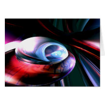 Alien Worlds Abstract Card