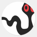 alien worm sticker