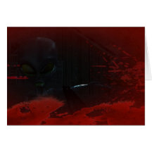 Alien Zombie Attack 01 Card