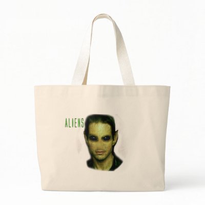 Aliens Canvas Bags by zmandesigns