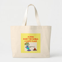 aliens canvas bag
