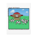 Aliens Cows postcards