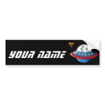 Aliens Earth or Bust!   Personalise bumper stickers