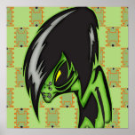 Aliens Gone Gothic Print