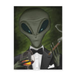 Aliens Got Class Postcard V1