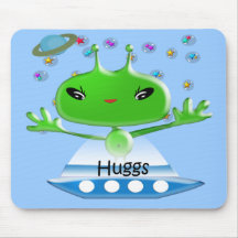Aliens Huggs Gifts & Promotional Products T-shirts Mouse Mat