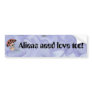 Aliens Need Love too! Bumper Stickers