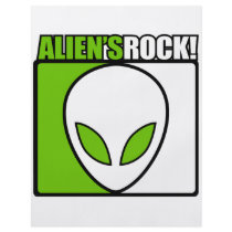 Aliens Rock! Custom Flyer