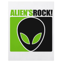 Aliens Rock! Flyer Design