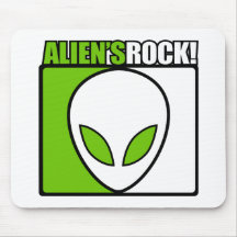 Aliens Rock! Mouse Pads