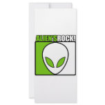 Aliens Rock! Custom Rack Card