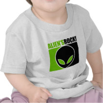Aliens Rock! T Shirts