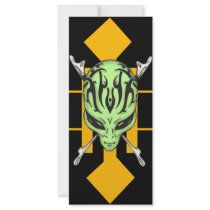 Aliens Rule Rack Card Template