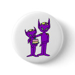 aliens say happy birthday buttons