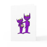aliens say happy birthday card