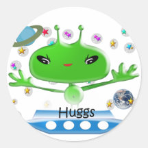 aliensaturnearth stickers
