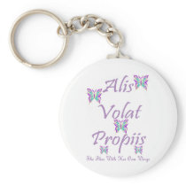 Alis Volat Propiis Keychains