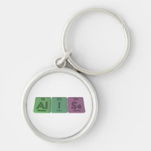 Alise as Aluminium Iodine Selenium Key Chain
