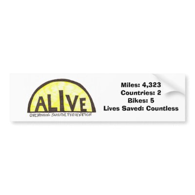 Alive - Bumper Sticker by lilman81590
