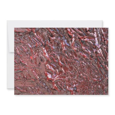 Alizarin oil paint texture personalized announcement by inspirelove