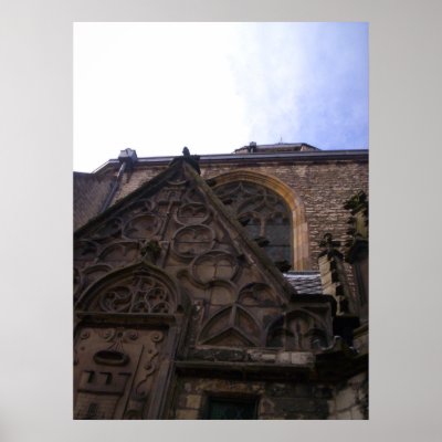Alkmaar Cathedral View D poster by SuzeeQ